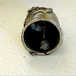 Silver Motorcycle “Gremlin bell” Lady Rider Rose